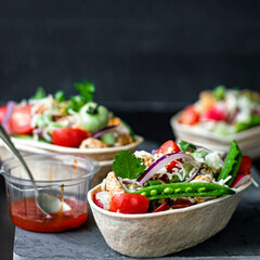 Homemade tex mex taco boats recipe idea