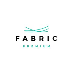fabric logo vector icon illustration