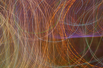 Abstraction, neon signs, background, colours, rainbow, inscriptions, paint, painting, drawing,...