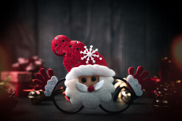 Christmas photo background concept