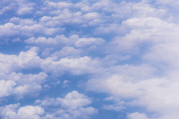 The vast blue sky and clouds sky on sunny day.