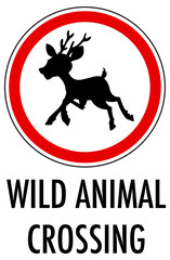 Red traffic sign on white background