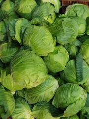 Fototapeta na wymiar cabbage in the market