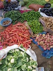 vegetables on market