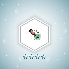     genetic modification vector icon modern