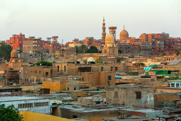 Old town of town Cairo. The City of the Dead, Egypt