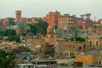 Obraz premium Old town of town Cairo. The City of the Dead, Egypt