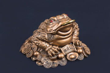 Figurine frog of happiness