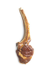 Grilled lamb chops.
