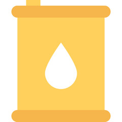 
Oil Barrel Flat vector Icon
