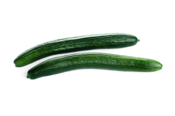 Cucumber isolated on white background