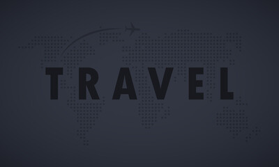 Travel banner concept. Journey, vacation. Vector on isolated background. EPS 10