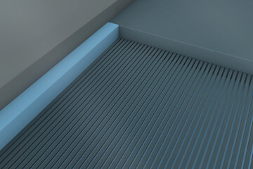 Naklejka premium Mock up podium for product presentation, colorful background, 3d render, 3d illustration