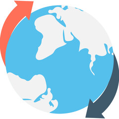
Globe Flat Vector Icon
