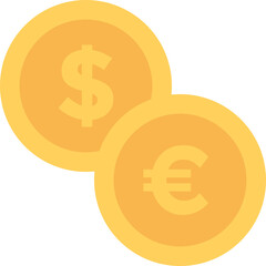 
Coins Flat Vector Icon
