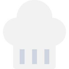 
Chef Hat Flat Vector Icon
