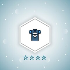 Obraz premium tshirt vector icon modern
