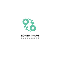 Agriculture plant logo design vector. Green nature logo design vector