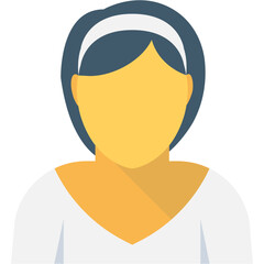 
Business Woman Flat Vector Icon
