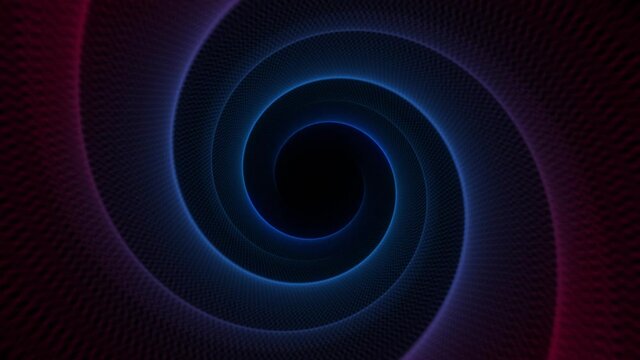 Abstract Spiral Background Fx Loop Animation/ 4k animation of an abstract 3d background with spiralling wireframe patterns spinning and seamless looping