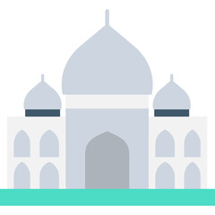 
Hotel Building Flat Vector Icon
