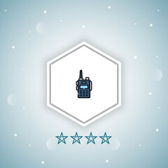     walkie talkie vector icon modern © Nurlan