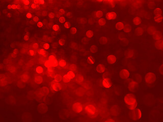 Shiny festive red bokeh background