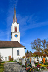 Evangelische Kirche in Matzingen im Bezirk Frauenfeld 
 - Kanton Thurgau / Schweiz
