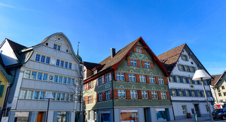 Obraz premium Stadtzentrum von Gossau SG