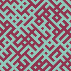 Abstract Geometric Pattern generative computational art illustration