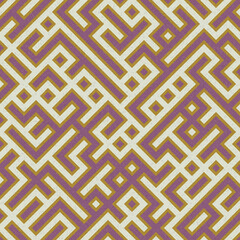 Abstract Geometric Pattern generative computational art illustration
