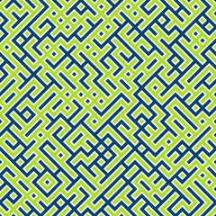 Abstract Geometric Pattern generative computational art illustration