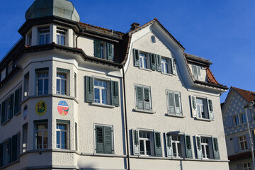 Obraz premium Stadtzentrum von Gossau SG