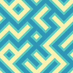 Abstract Geometric Pattern generative computational art illustration