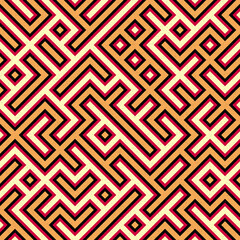Abstract Geometric Pattern generative computational art illustration