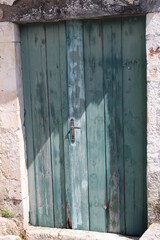 old wooden door