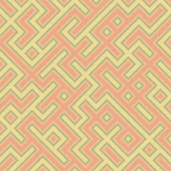 Abstract Geometric Pattern generative computational art illustration