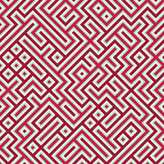 Abstract Geometric Pattern generative computational art illustration