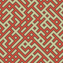 Abstract Geometric Pattern generative computational art illustration