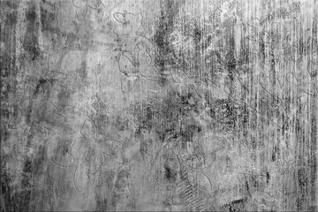 Fototapeta premium Fond béton ciré et brossé, motifs papillons 