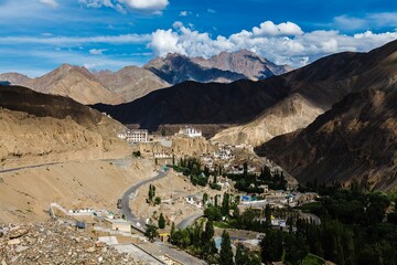 view of the mountains