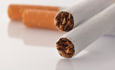 Couple of cigarette closed up 