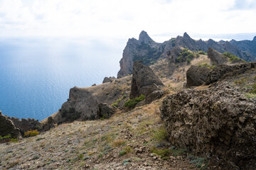 Karadag nature reserve in the Republic of Crimea, Russia. October 6, 2020