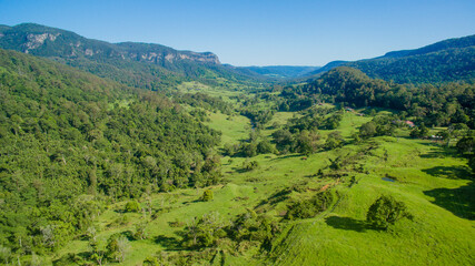 drone flight over the national Park in  australia