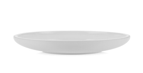 White bowl on white background