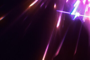Long exposure purple lights background