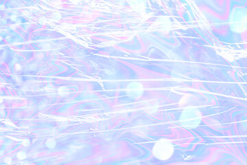 Plastic wrap texture background holographic glitter