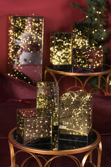 .decorations with lights for the Christmas period