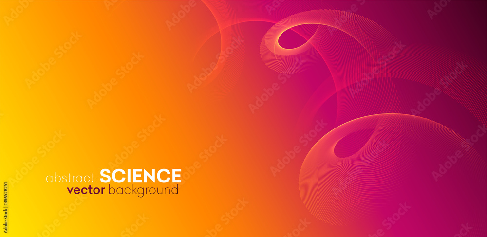 Poster Abstract digital wave particles background. Big data visualization concept. Vector Illsutration.