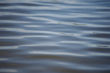 Subtle colors add softness and curvy texture to the rippling pattern in the water. Full frame image shot in natural light,